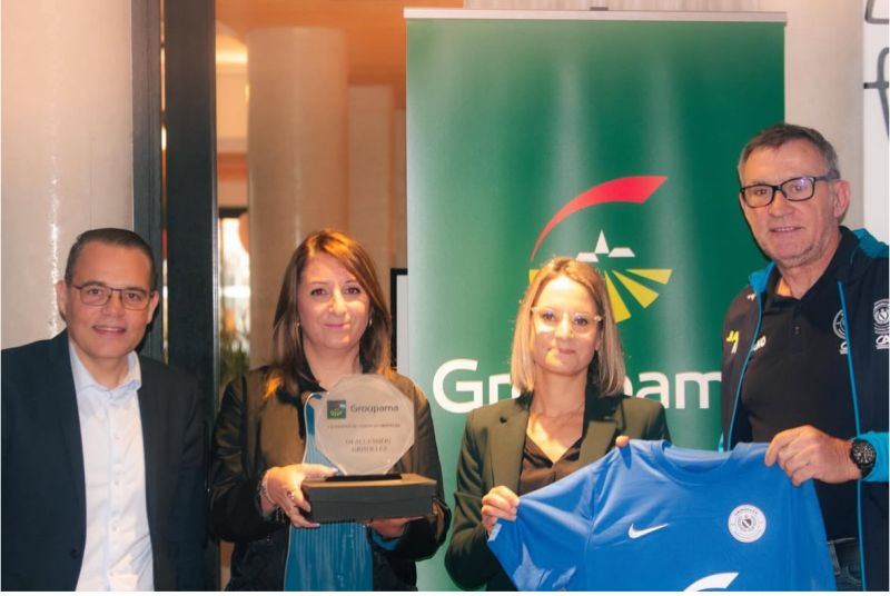 Remise des maillots challenge du Fair-play Groupama
